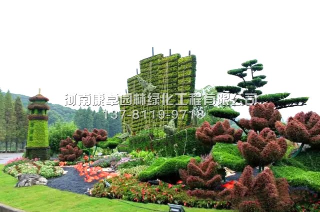 无锡鼋头渚立体花坛