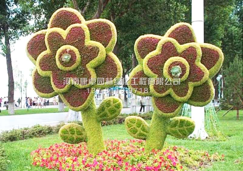 立体花坛造型的特点